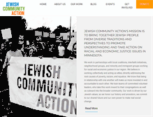 Tablet Screenshot of jewishcommunityaction.org